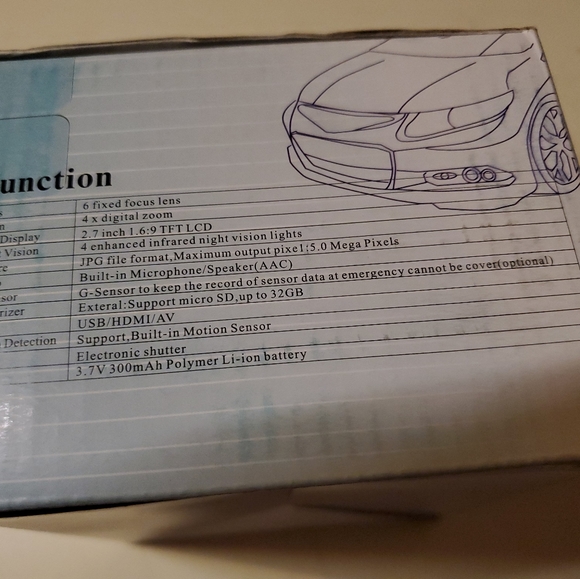 Smart Car Dash Cams, Black, New - Picture 3 of 5